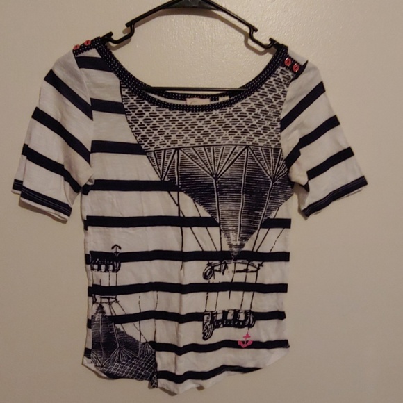 Anthropologie Tops - 5 for $25 Postmark Hot air balloon striped top